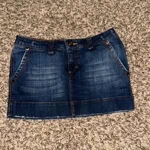 Decree denim miniskirt size 5